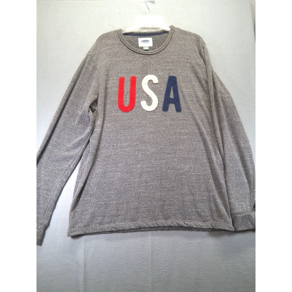 Old Navy‎ U.S.A Gray Men Pullover Sweater,  Size XL